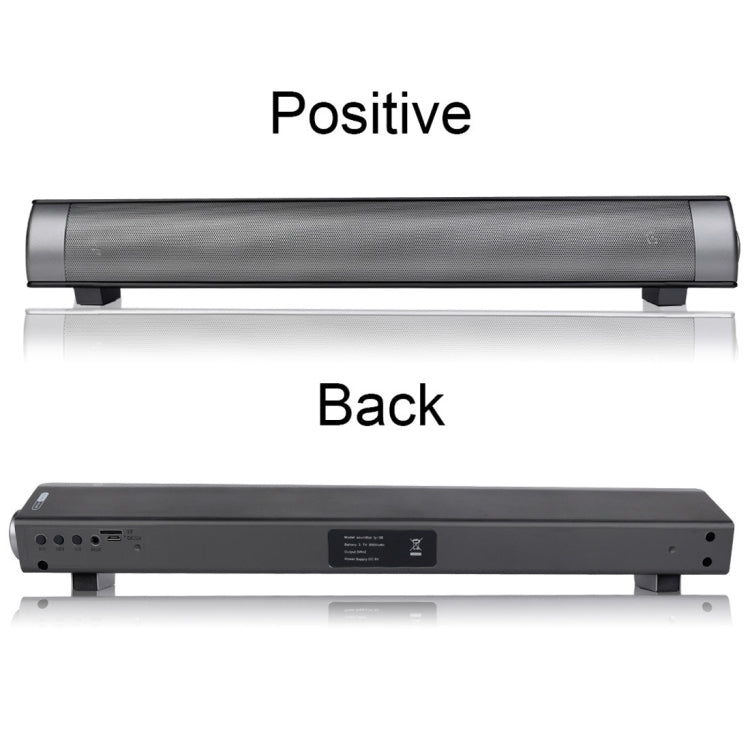 مكبر صوت شريط صوت LP-08 CE0152 مشغل MP3 USB 2.1CH بلوتوث لاسلكي مع جهاز تحكم عن بعد، CE0152 أسود، CE0152 ذهبي