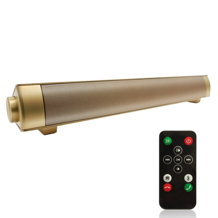 مكبر صوت شريط صوت LP-08 CE0152 مشغل MP3 USB 2.1CH بلوتوث لاسلكي مع جهاز تحكم عن بعد، CE0152 أسود، CE0152 ذهبي