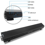 مكبر صوت شريط صوت LP-08 (CE0150) مشغل MP3 USB 2.1CH بلوتوث لاسلكي، CE0150 أسود، CE0150 ذهبي، CE0150 فضي