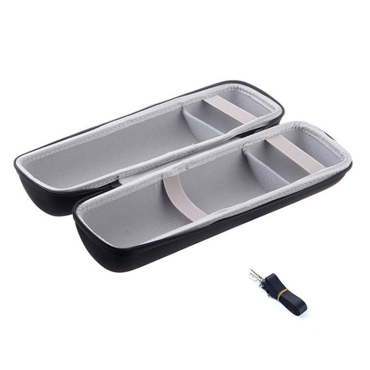 صندوق تخزين صلب بسحاب من PU + غطاء سيليكون ناعم لمكبر صوت بلوتوث JBL Charge 3 مع حزام كتف