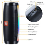 T&G TG157 Bluetooth 4.2 Mini Portable Wireless Bluetooth Speaker with Melody Colorful Lights