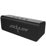 مكبر صوت بلوتوث لاسلكي ستيريو عالي الجودة 3D بقوة 10 واط ZEALOT S31، يدعم التحدث بدون استخدام اليدين / USB / AUX / بطاقة TF، S31