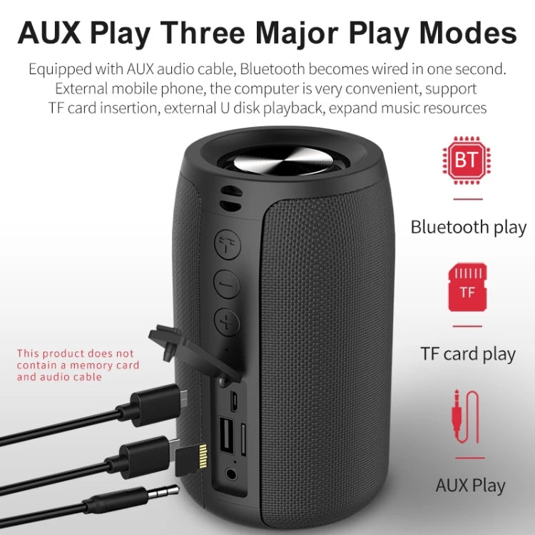 مكبر صوت بلوتوث لاسلكي ZEALOT S32 بقوة 5 واط مع صوت HiFi بيس، يدعم التحدث بدون استخدام اليدين / USB / AUX، S32