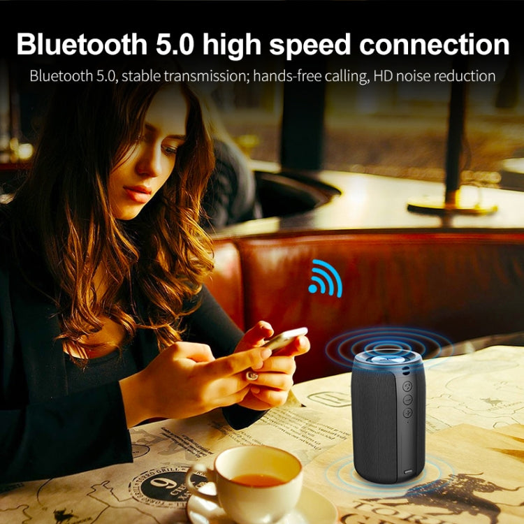 مكبر صوت بلوتوث لاسلكي ZEALOT S32 بقوة 5 واط مع صوت HiFi بيس، يدعم التحدث بدون استخدام اليدين / USB / AUX، S32