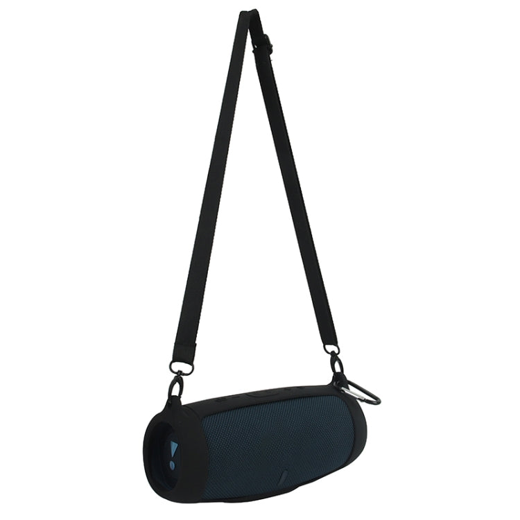 Speaker Portable Silicone Protective Cover with Shoulder Strap & Carabiner For JBL Charge 5