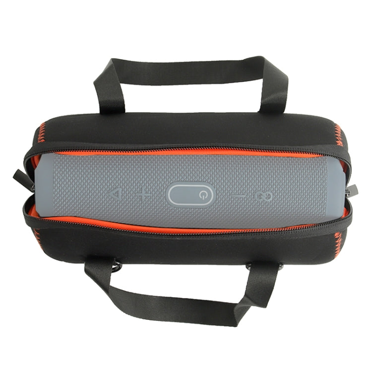 غطاء حماية مكبر صوت محمول EVA خارجي مع حزام كتف ومشبك لجهاز JBL Charge 5