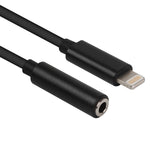 محول صوت 8Pin إلى 3.5 مم، الطول: حوالي 12 سم، يدعم iOS 13.1 أو أحدث