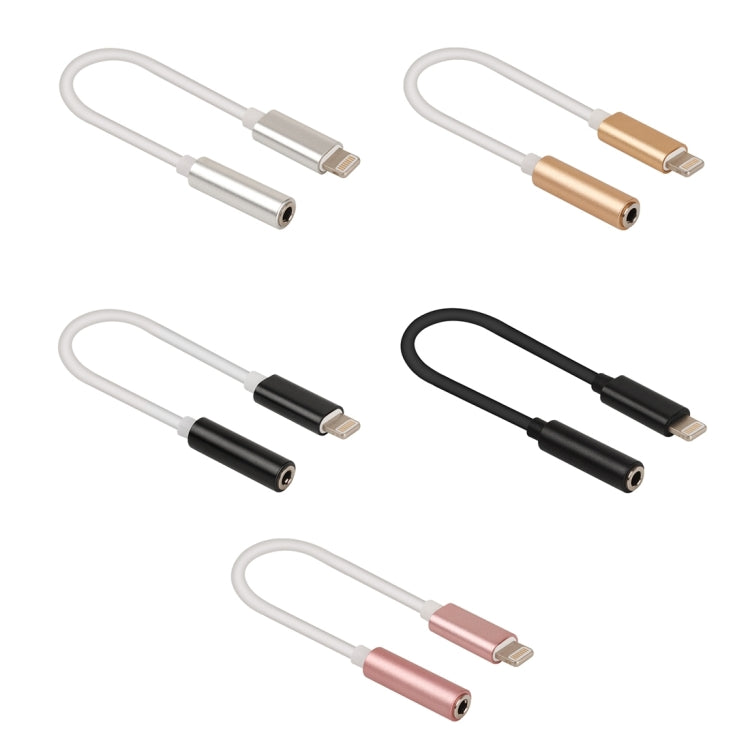 محول صوت 8Pin إلى 3.5 مم، الطول: حوالي 12 سم، يدعم iOS 13.1 أو أحدث