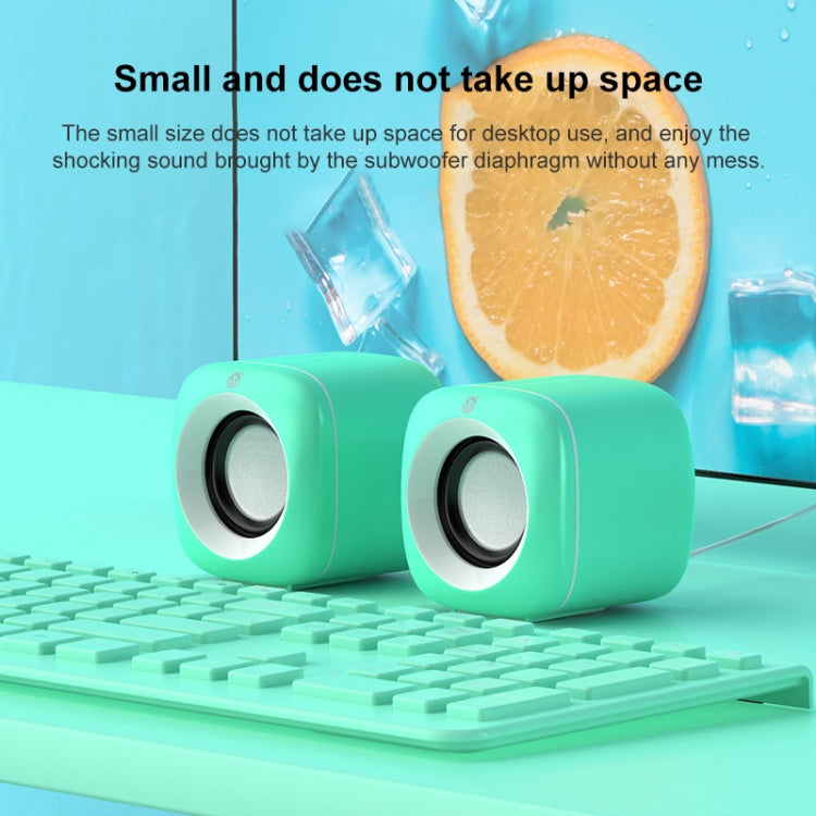 مكبر صوت صغير سلكي USB A1 مع مضخم صوت 9D، النسخة المميزة
