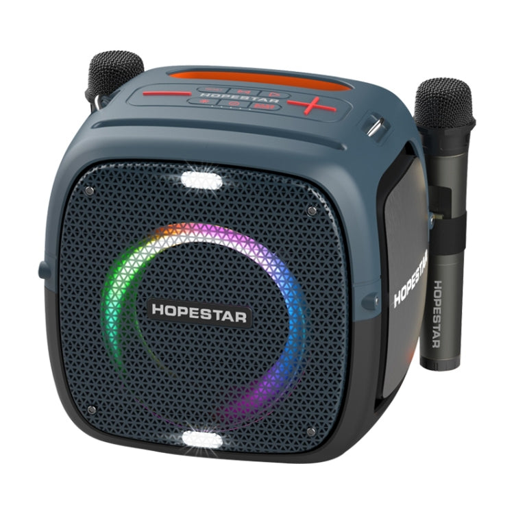 مكبر صوت بلوتوث لاسلكي HOPESTAR Party One مع إضاءة RGB، Party One (أسود)، Party One (رمادي)، Party One (أزرق)، Party One (أصفر)