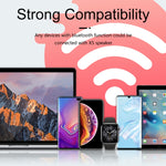 مكبر صوت بلوتوث محمول لاسلكي مقاوم للماء بمعيار IPX6 مع مضخم صوت خارجي XDOBO X5