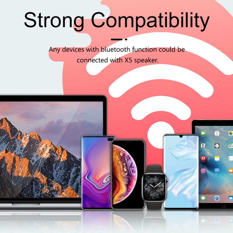 مكبر صوت بلوتوث محمول لاسلكي مقاوم للماء بمعيار IPX6 مع مضخم صوت خارجي XDOBO X5