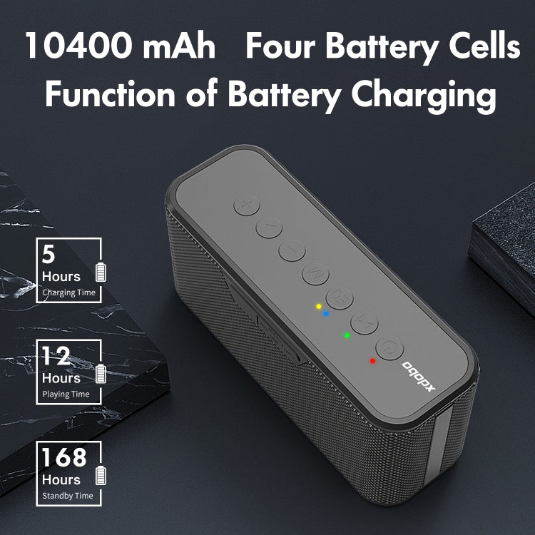 مكبر صوت بلوتوث لاسلكي 80 واط مع مضخم صوت خارجي يدعم TWS وبطاقة TF وقرص USB XDOBO X8 Plus