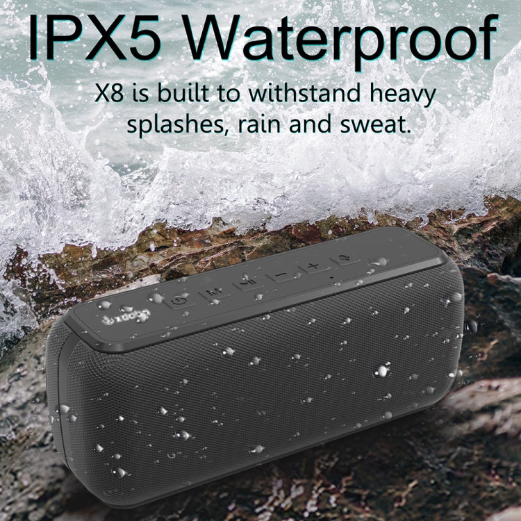 مكبر صوت بلوتوث لاسلكي 60 واط مع مضخم صوت خارجي يدعم TWS وبطاقة TF XDOBO X8
