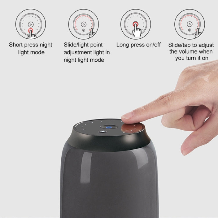مكبر صوت بلوتوث لاسلكي Xiaomi Youpin V03 مع إضاءة ملونة، يدعم التحدث بدون استخدام اليدين / AUX