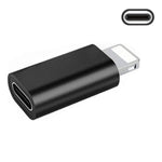 محول موصل ENKAY Hat-Prince HC-6 Mini ABS USB-C / Type-C 3.1 إلى 8 دبابيس (أبيض)، أسود، Type-C إلى 8 دبابيس