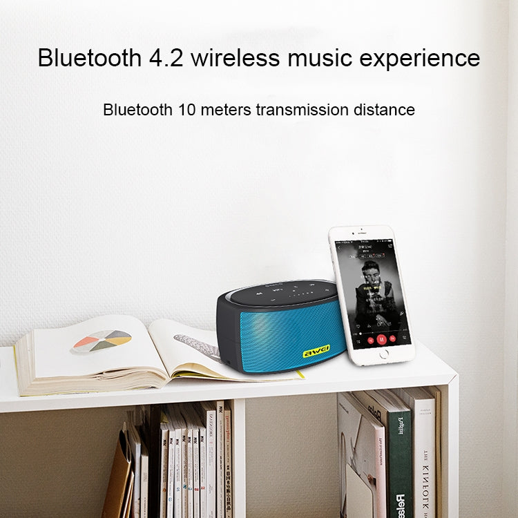 مكبر صوت بلوتوث لاسلكي محمول awei Y210 V4.2 مع تعزيز الجهير، يدعم NFC / بطاقة TF / AUX، Y210