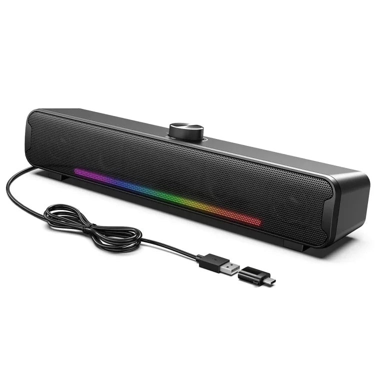 مكبر صوت محمول خارجي L16 بإضاءة RGB هاي فاي USB بلوتوث لاسلكي، L16