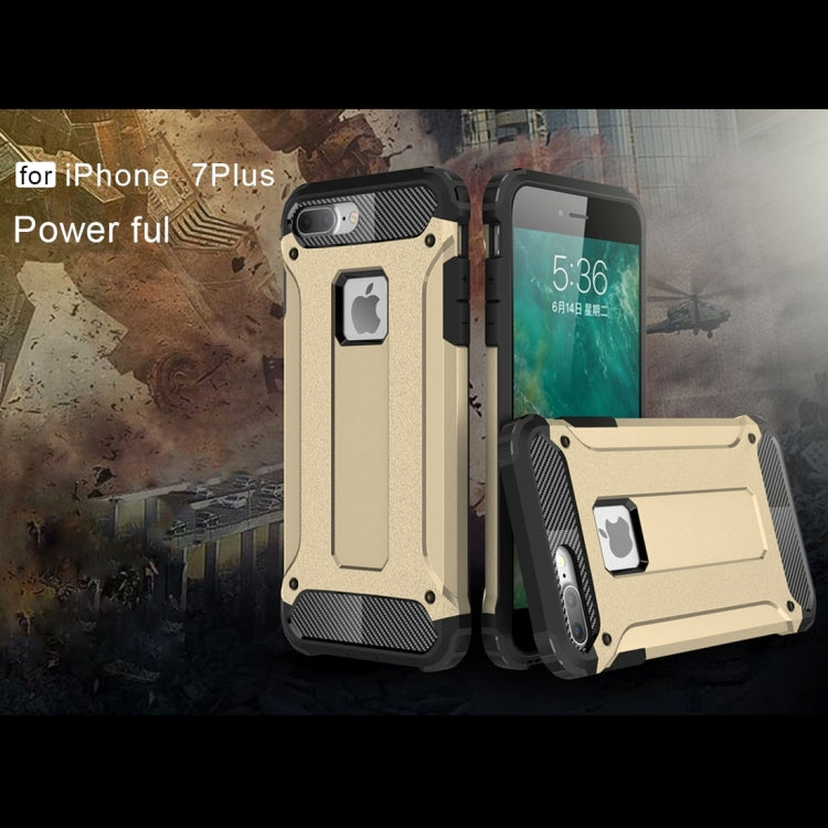 For iPhone 8 Plus & 7 Plus   Tough Armor TPU + PC Combination Case, For iPhone 7 Plus, For iPhone 8P & 7P