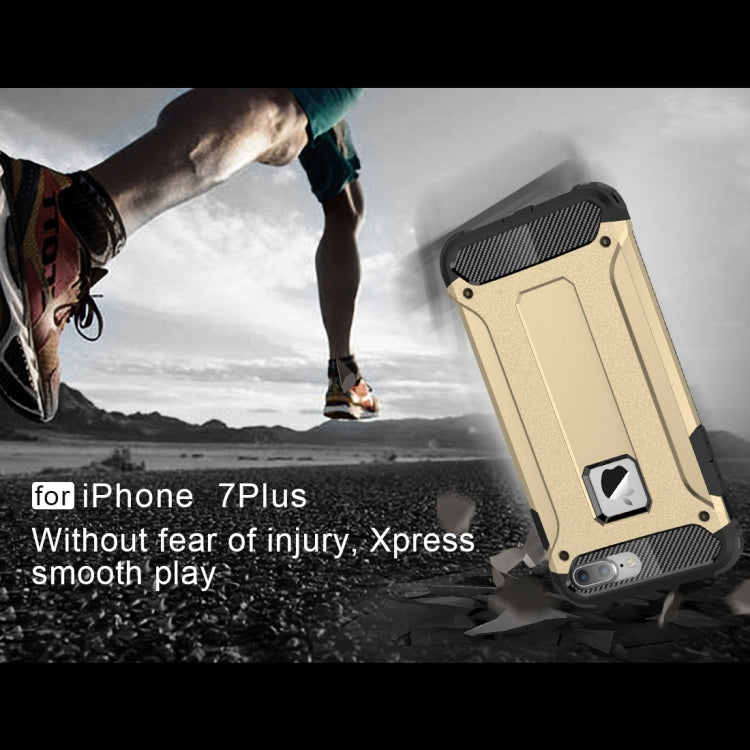 For iPhone 8 Plus & 7 Plus   Tough Armor TPU + PC Combination Case, For iPhone 7 Plus, For iPhone 8P & 7P