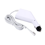 شاحن سيارة MagSafe 1 على شكل T بجهد 14.5 فولت وقوة 45 واط وتيار 3.1 أمبير مع 5 دبابيس ومنفذ USB واحد لأجهزة Apple Macbook A1150 / A1151 / A1172 / A1184 / A1211 / A1370، الطول: 1.7 متر، 45W 14.5V 3.1A