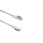 شاحن سيارة MagSafe 1 على شكل L بجهد 18.5 فولت وقوة 85 واط وتيار 4.6 أمبير مع 5 دبابيس ومنفذ USB واحد لأجهزة Apple Macbook A1150 / A1151 / A1172 / A1184 / A1211 / A1370، الطول: 1.7 متر، 85W 18.5V 4.6A