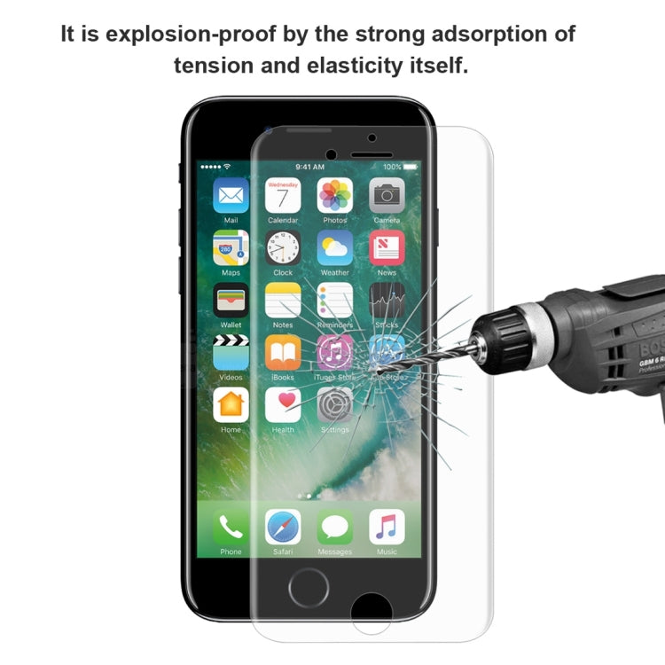 ENKAY Hat-Prince واقي شاشة كامل 3D بسماكة 0.1 مم فيلم هيدروجيل مقاوم للانفجار لهواتف iPhone 8 Plus و7 Plus، مادة TPU+TPE+PET، iPhone 8P و7P