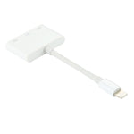 محول صوت 8Pin ذكر إلى 8Pin أنثى مزدوجة و3.5 مم أنثى