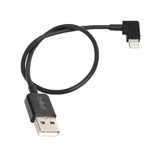 كابل توصيل بيانات USB بطول 30 سم بزواية 8 دبابيس يمين لـ DJI SPARK / MAVIC PRO / Phantom 3 & 4 / Inspire 1 & 2، USB إلى 8 دبابيس