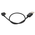 كابل توصيل بيانات USB بطول 30 سم بزواية 8 دبابيس يمين لـ DJI SPARK / MAVIC PRO / Phantom 3 & 4 / Inspire 1 & 2، USB إلى 8 دبابيس
