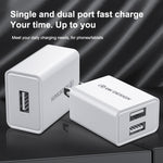 WK WP-U118 10 واط شاحن سفر بمنفذ USB واحد، محول طاقة، قابس US، WP-U118 قابس US