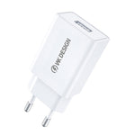 WK WP-U118 10 واط شاحن سفر بمنفذ USB واحد، محول طاقة، قابس EU، WP-U118 قابس EU