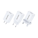 WK WP-U118 10 واط شاحن سفر بمنفذ USB واحد، محول طاقة، قابس EU، WP-U118 قابس EU