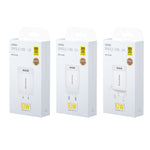 WK WP-U118 10 واط شاحن سفر بمنفذ USB واحد، محول طاقة، قابس EU، WP-U118 قابس EU
