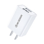 WK WP-U119 10 واط شاحن سفر بمنفذي USB، محول طاقة، قابس US، WP-U119 قابس US