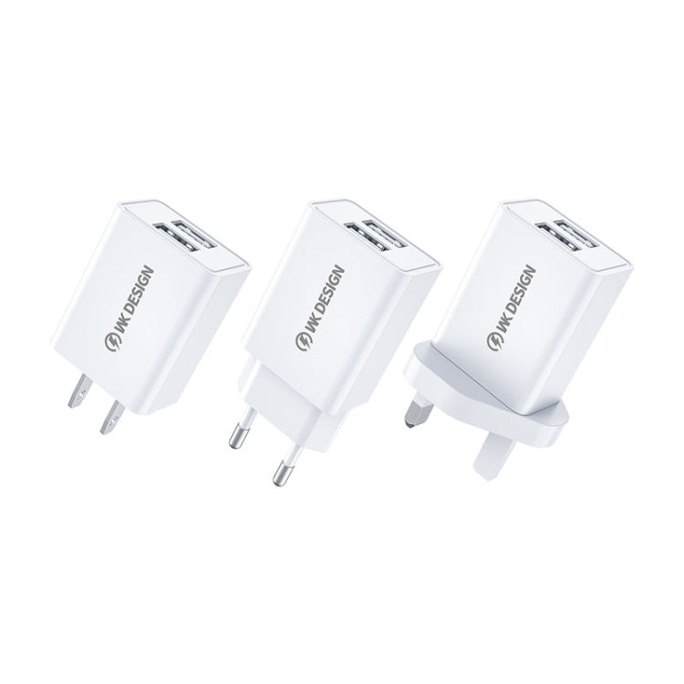 WK WP-U119 10 واط شاحن سفر بمنفذي USB، محول طاقة، قابس US، WP-U119 قابس US
