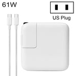محول طاقة Type-C بقوة 61W مع كابل بطول 1.8 متر، قابس US، 61W قابس US