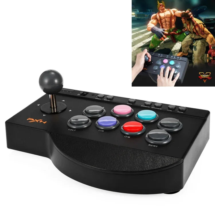 يد تحكم لعبة PXN PXN-0082 Gladiator Street Machine لوحدة Nintendo Switch / الكمبيوتر / نظام أندرويد / PS3 / PS4 / XboxOne، PXN-0082