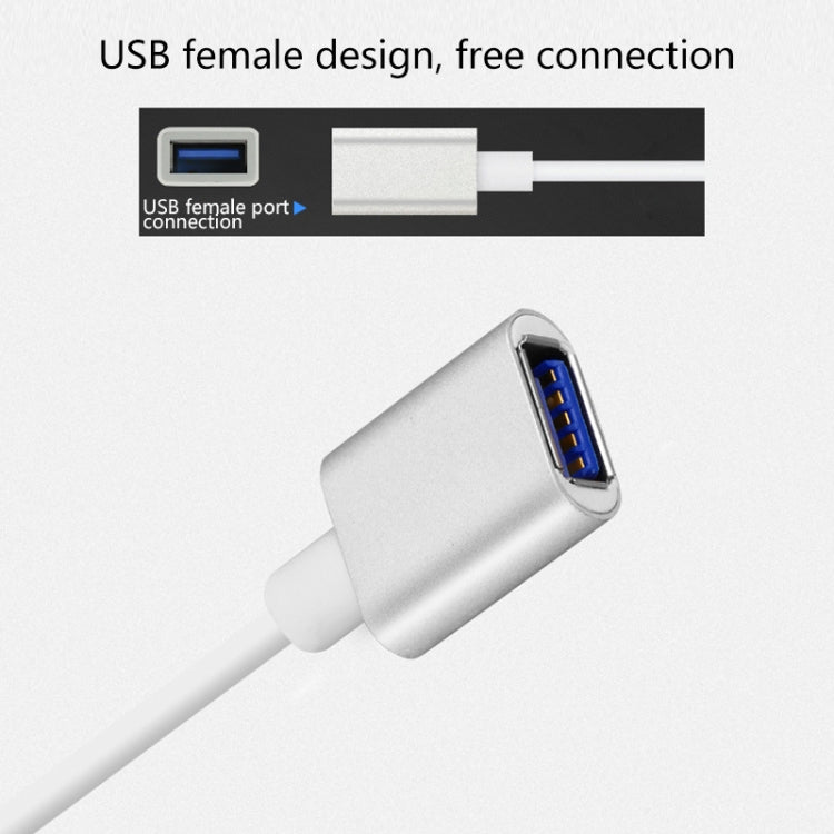 كابل محول Onten 7562 USB أنثى إلى HDMI للهاتف إلى HDTV لهواتف iPhone / أندرويد