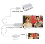كابل محول Onten 7562 USB أنثى إلى HDMI للهاتف إلى HDTV لهواتف iPhone / أندرويد