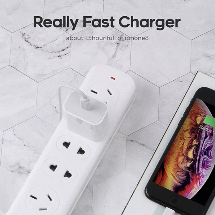 شاحن سفر بواجهة USB-C / Type-C بقوة 18 واط، قابس US، 18W قابس US