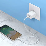 شاحن سفر بواجهة USB-C / Type-C بقوة 18 واط، قابس US، 18W قابس US