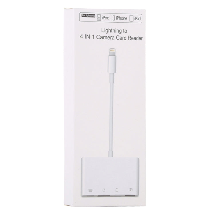 محول قارئ كاميرا NK-108L من 8 دبابيس إلى USB + بطاقة TF + بطاقة SD، متوافق مع أنظمة IOS 9.1 وما فوق، NK-108L