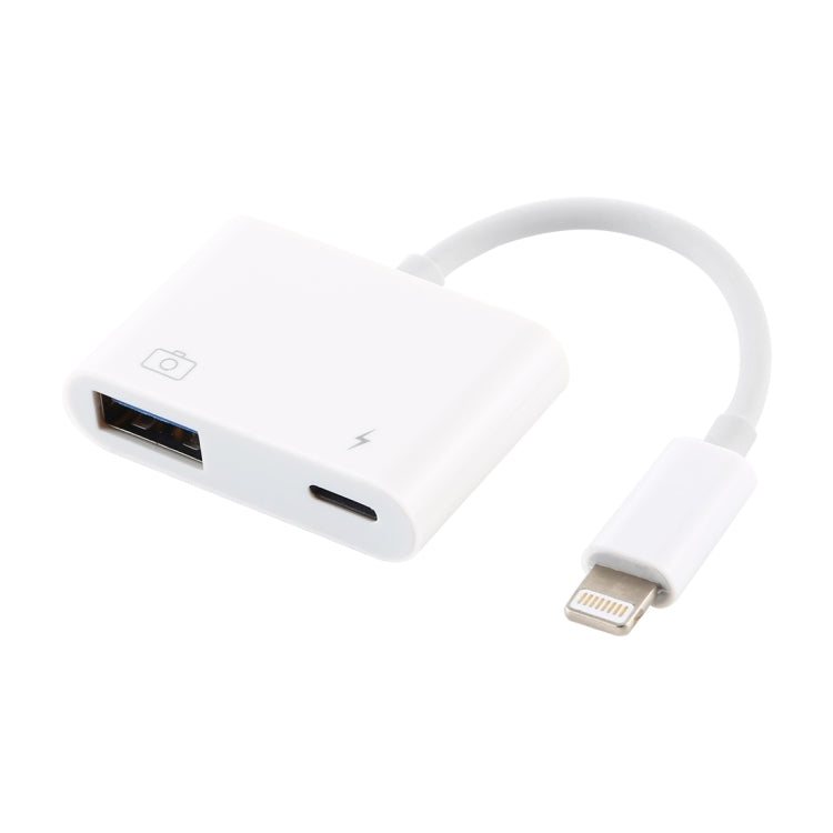 NK101 محول قارئ كاميرا من 8 بن إلى USB، متوافق مع أنظمة iOS 9.1 وما فوق، NK101