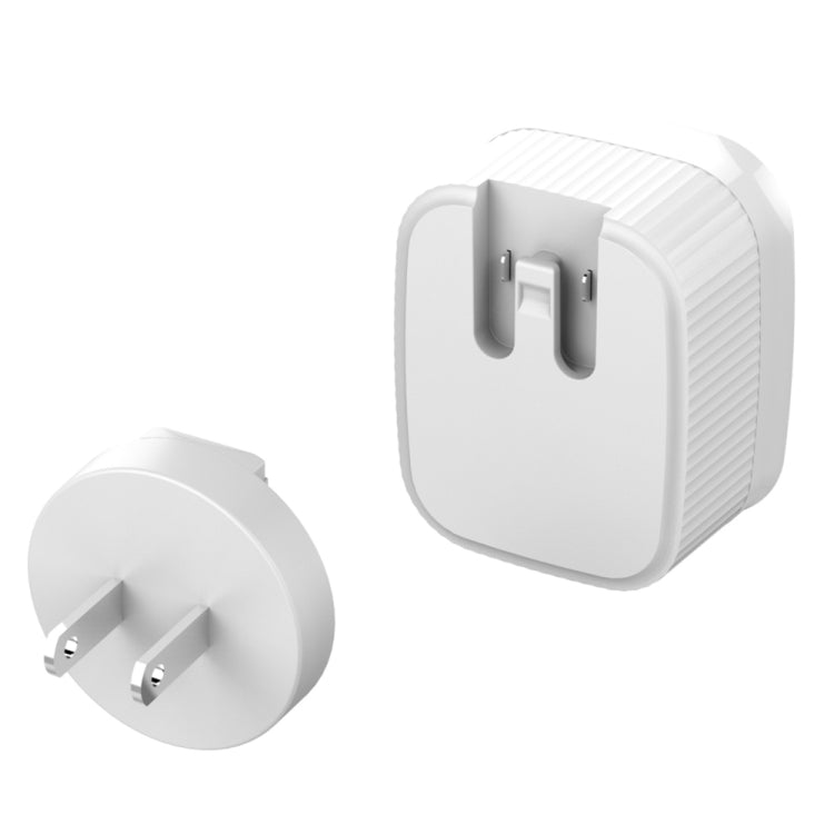 LDNIO A201 رأس شحن مزدوج USB 2.4 أمبير شاحن مباشر للسفر مع كابل بيانات Micro USB، Micro USB