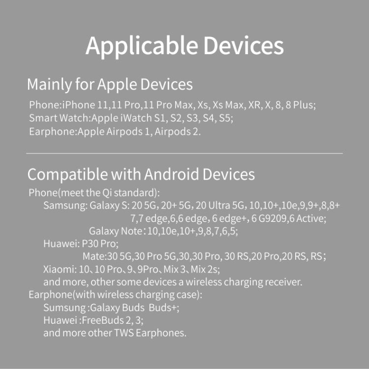 شاحن لاسلكي مغناطيسي عمودي Z5A بمعيار QI للهواتف المحمولة وساعات أبل وسماعات AirPods / سامسونج جالاكسي بودز / هواوي فري بودز، مع ضوء حلقي لمسي، Z5A