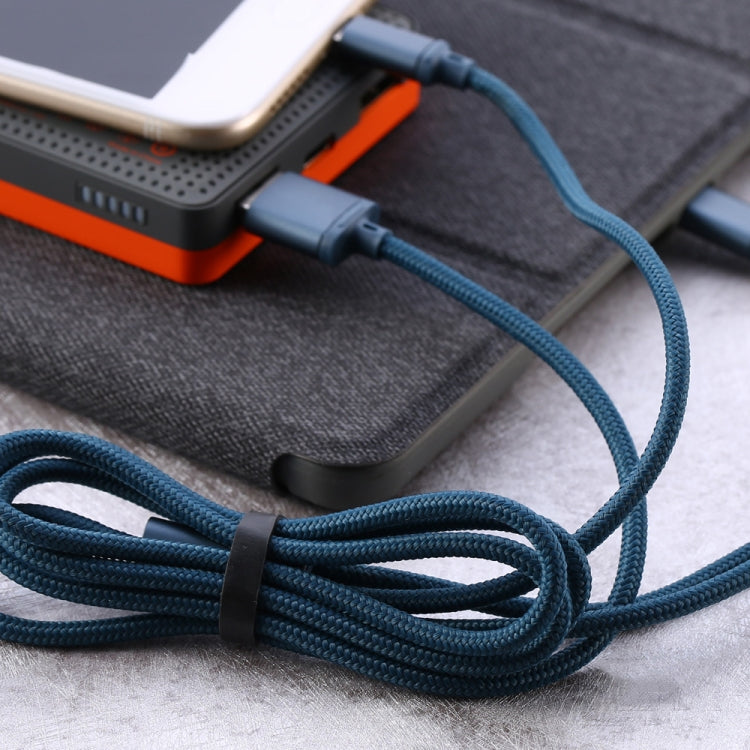 كابل شحن REMAX RC-131TH 1 متر 2.8 أمبير 3 في 1 USB إلى 8 دبابيس وUSB-C / Type-C وMicro USB