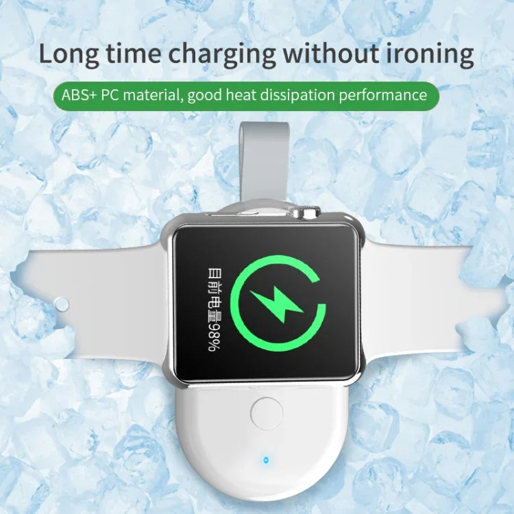 848 Universal Portable Mobile Power & Magnetic Wireless Charger for Apple Watch Series 6 / 5 / SE / 4 / 3 / 2 / 1