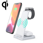 حامل شحن متعدد الوظائف HQ-UD21 3 في 1 قابل للطي للهواتف والساعات والشحن اللاسلكي لأجهزة iPhone وساعة أبل وAirpods، HQ-UD21