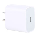شاحن سفر PD 20W بمنفذ USB-C / Type-C واحد، قابس US، 20W قابس US